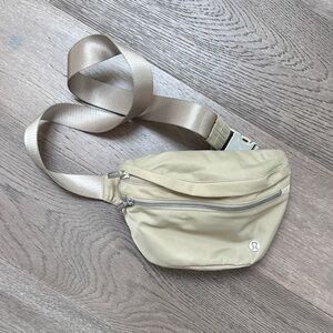 Lululemon Cream Belt Bag